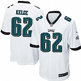 Nike Men & Women & Youth Eagles #62 Jason Kelce White Team Color Game Jersey,baseball caps,new era cap wholesale,wholesale hats